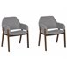 Beliani Silla de comedor ALBION Beliani Silla de comedor ALBION Gris Claro