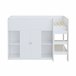 Cama alta para niños 95x205 Cama alta para niños 95x205 Blanco