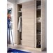 Armario 2 puertas efecto madera 120 Blanco