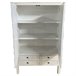 Armario de madera de 4 cajones y 2 puertas Blanco