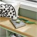 Banco Zapatero con Puertas Correderas de vidrio FSR115-GR SoBuy Verde