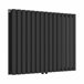 Radiador de panel Nore de Diseño doble capa tubular acero Negro