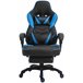 Silla Gaming Tilos En Simil Cuero Azul/ Negro