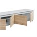 Mueble de TV - Salón Arlet 200 Blanco/ Gris