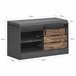 Banco Zapatero con Puerta corrediza de Granero FSR120-HG SoBuy Gris