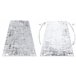 Alfombra MEFE moderna 8722 Líneas vintage Structural dos nivel 80x150 Gris