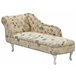 Beliani Chaise longue izquierdo Poliéster NIMES Beige