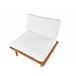 Beliani Conjunto de jardín Madera de acacia Crema