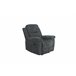 Sillón ALYSA relax manual gris oscuro Gris Oscuro