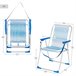 Aktive Silla de playa plegable Azul