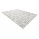 Alfombra de cuerda sisal FLAT Hojas Pájaros 140x200 Blanco/ Gris