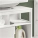 Mueble para Debajo del Lavabo FRG128-II-W SoBuy Blanco