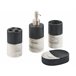 Beliani Conjunto de accesorios de baño CORO Beige