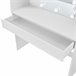 Tocador Köla Mesa de Maquillaje con Espejo con LED aglomerado 108 Blanco