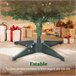 Árbol de Navidad Plástico, Metal HOMCOM, hogar - decoración Árbol de Navidad Plástico, Metal HOMCOM, hogar - decoración Verde