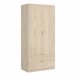 Armario 2 puertas efecto madera 81 Roble