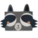 Juego de funda nórdica Infantil Blanco/ Gris