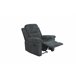 Sillón ALYSA relax manual gris oscuro Gris Oscuro