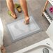 Alfombrilla de Baño Superabsorbente Gris