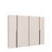 Armario SAND 210x270cm 2 puertas batientes y 2 puertas correderas Beige