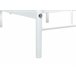 Beliani Cama con somier Hierro MAURESSAC 145x206 Blanco