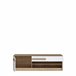 Mueble tv 1 puerta 1 cajón MONTREAL  Blanco Brillo