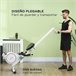 Máquina de Remo Acero, ABS SPORTNOW Blanco