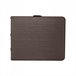 Pack 2 Mesas Plegables Rectangulares Efecto Madera O91 Marron