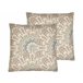 Beliani Cojín decorativo VRIESEA Multicolor