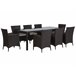 Beliani Conjunto de comedor ITALY Blanco