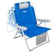 Aktive Pack 2 sillas playa XXL plegables y multiposición Azul