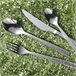 Set de 2 Cuchillos de mesa LYON Bergner Plateado