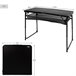 Aktive Mesa plegable camping ajustable en altura y antideslizante Negro