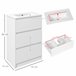 Armario de Baño Melamina de Madera, Cerámica Sintética kleankin 61 Blanco