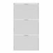 Mueble zapatero 3 Puertas Rubi 60 Blanco