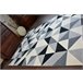 Alfombra SCANDI Triángulos 200x290 Gris