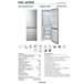 Frigorifico Combi Infiniton FGC-A1784I, 292 l, No Frost Total Inox