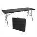 Conjunto Plegable Mesa con 2 Bancos Catering 7house Negro