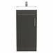 Mueble de Baño con Lavabo Madrid, con armario de almacenamiento. Negro
