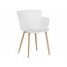 Beliani Silla de comedor SUMKLEY Blanco