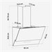 Campana Inclinada Cristal Clase C | UNIVERSALBLUE Blanco