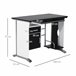 Mesa de Ordenador MDF,Metal HOMCOM, oficina - escritorios 100x52 Negro