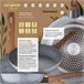 Juego de Batería de cocina de 6 piezas Cromo