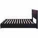 Cama de matrimonio de poliuretano con almacenaje 182x207 Blanco