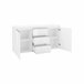 Aparador efecto madera 150 Blanco Brillo