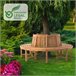 Banco de jardín - Novum - Madera 200x200 Marron