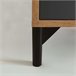Aparador Anori con Patas para Salón Comedor Gris/ Madera