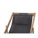 Beliani Tumbona AVELLINO Blanco/ Beige