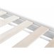 Beliani Cama con somier Madera de pino FLORAC Blanco