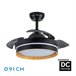 Ventilador De Techo Metal Serie Nalon Negro
